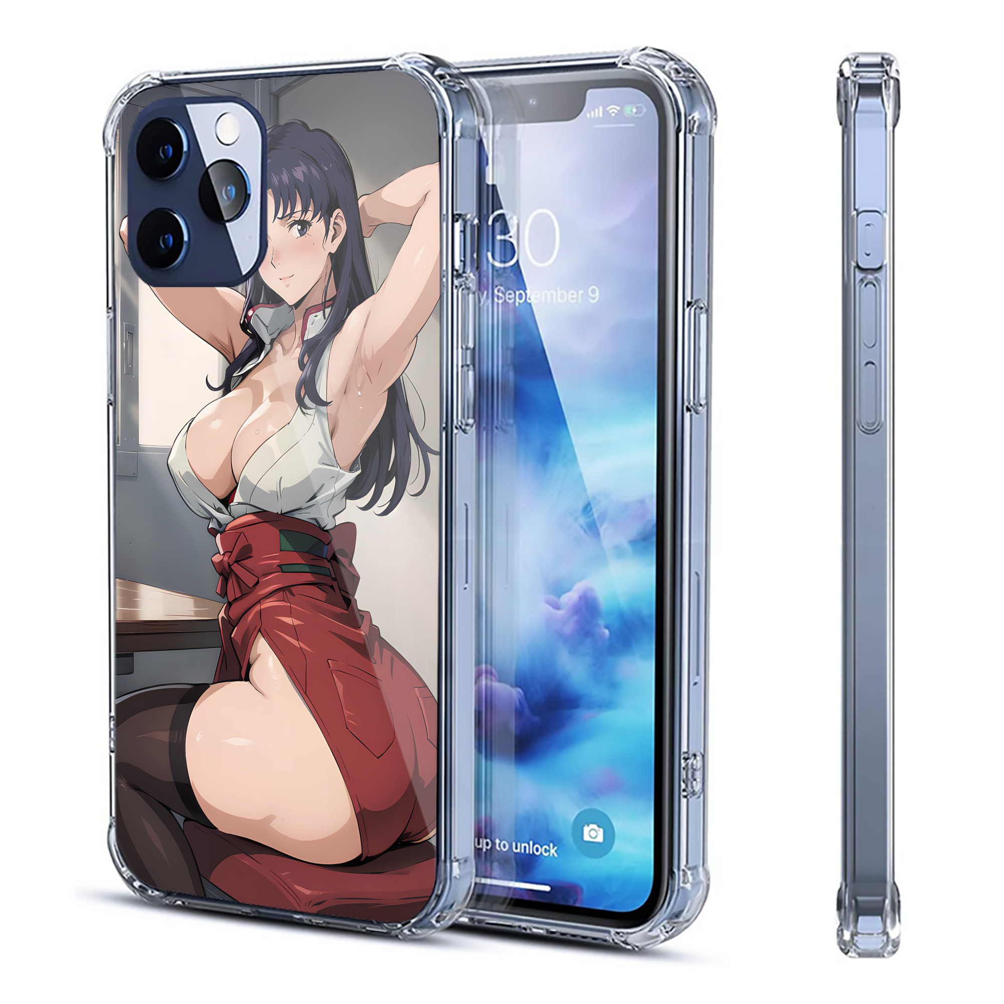 （画像用） EVA 新世紀エヴァンゲリオン 【iPhone 12シリーズ対応】透明スマホケース（クリアソフトケース）